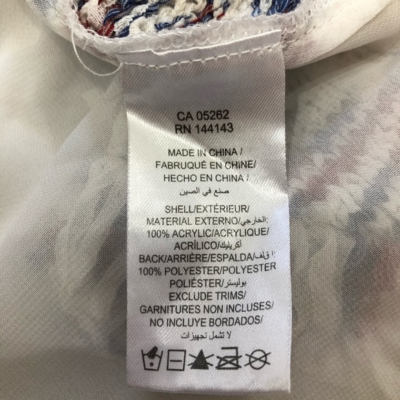 California Moon Rise fringe poncho - Picture 8 of 8